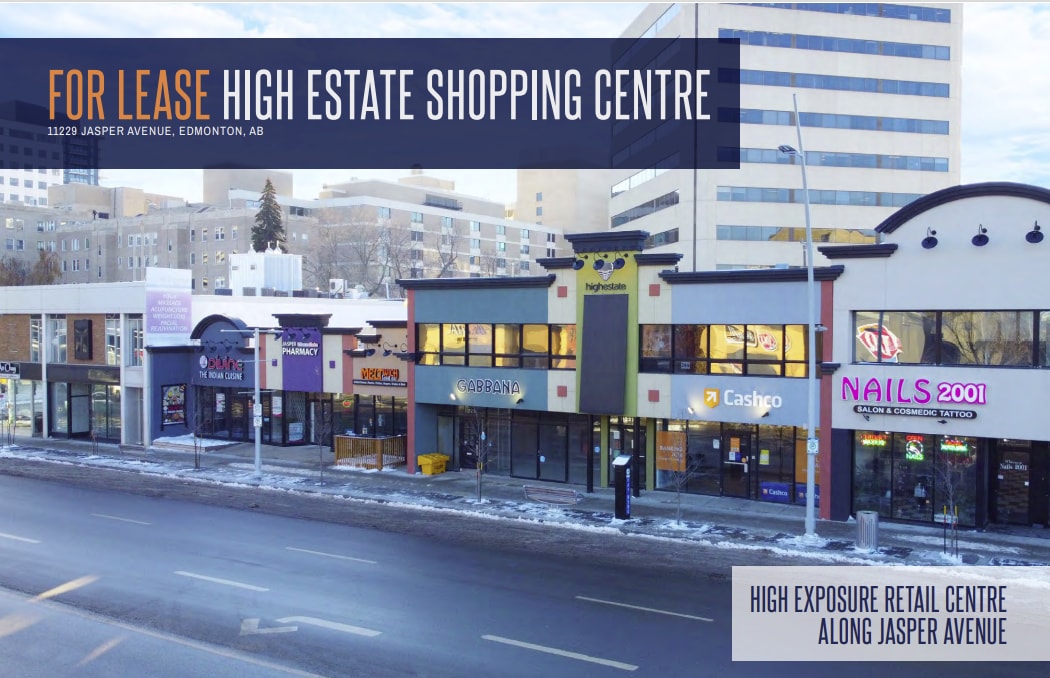 11203-11209 Jasper Ave NW, Edmonton, AB for lease Building Photo- Image 1 of 5