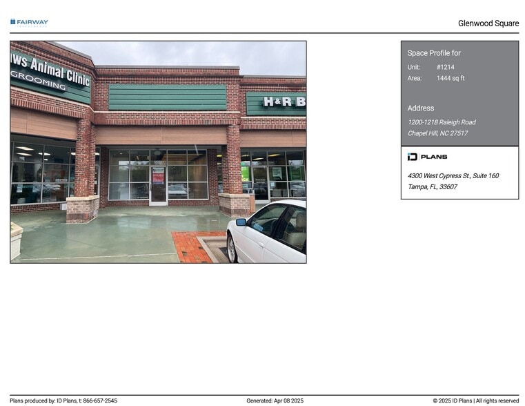 1200 Raleigh Rd, Chapel Hill, NC for lease - Site Plan - Image 1 of 2