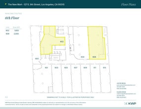 127 E 9th St, Los Angeles, CA for lease Floor Plan- Image 1 of 14