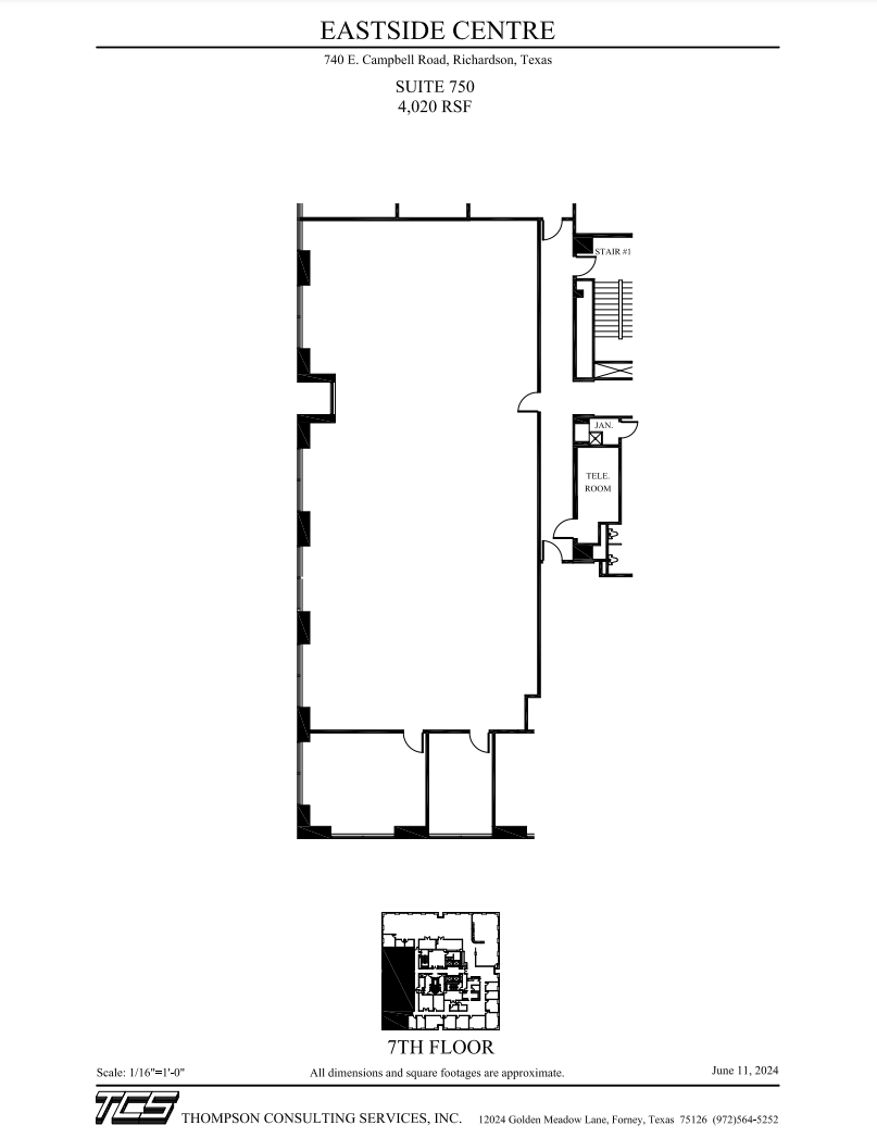 740 E Campbell Rd, Richardson, TX for lease Floor Plan- Image 1 of 1