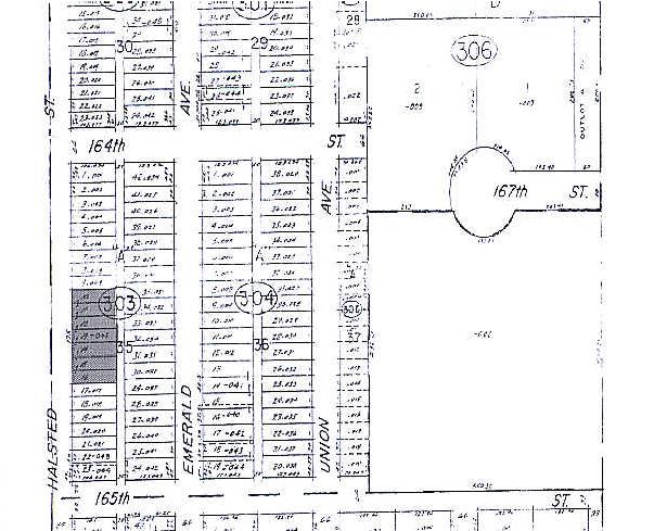 16421-16431 S Halsted St, Harvey, IL à vendre - Plan cadastral - Image 3 de 6