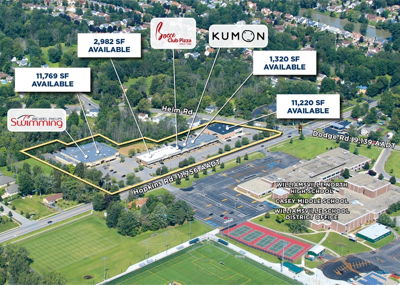 1604 Hopkins Rd, Williamsville, NY for lease - Aerial - Image 2 of 4