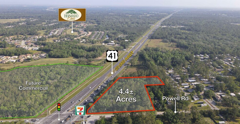 NEC Powell & US 41 rd, Brooksville, FL à vendre - Photo du bâtiment - Image 2 de 4