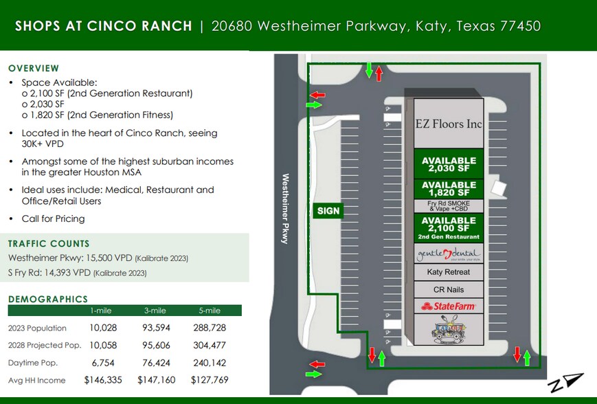 20680 Westheimer Pky, Katy, TX à louer - Photo du bâtiment - Image 2 de 3