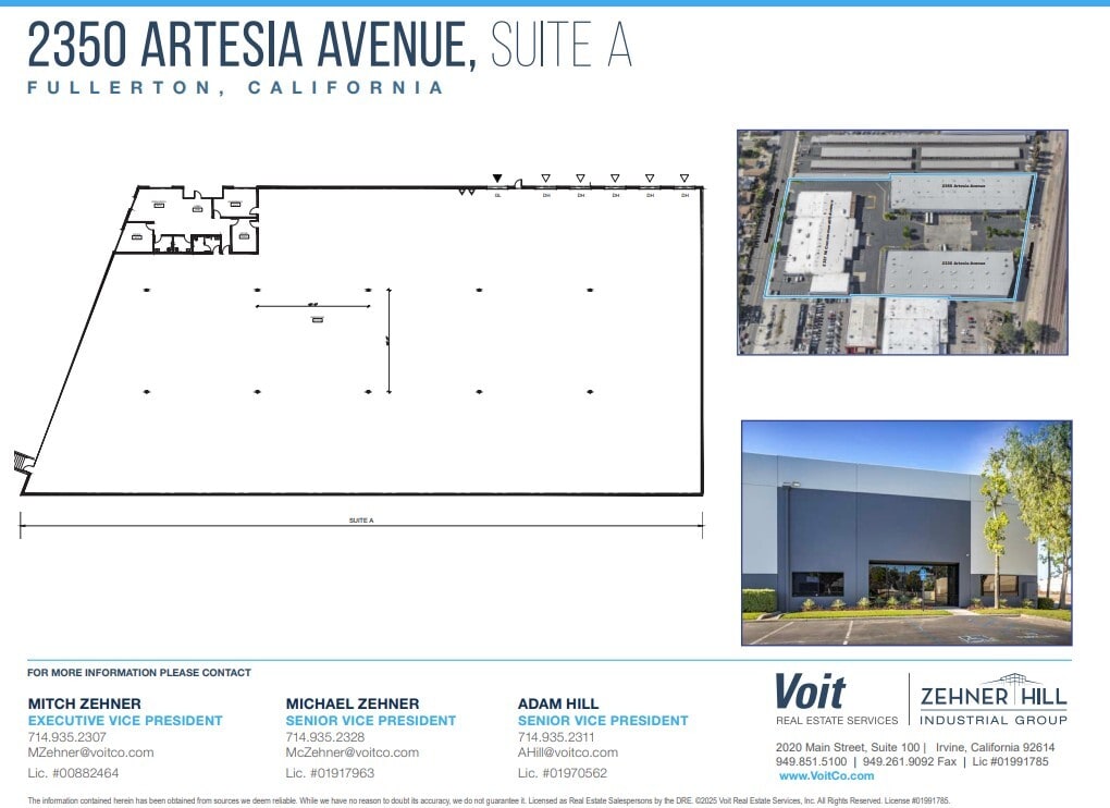 2350 W Artesia Ave, Fullerton, CA for lease Floor Plan- Image 1 of 1