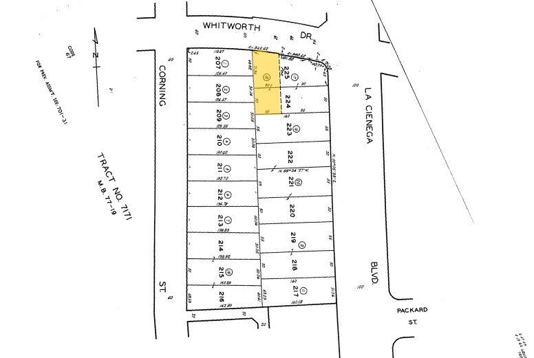 8512 Whitworth Dr, Los Angeles, CA à louer - Plan cadastral - Image 2 de 26