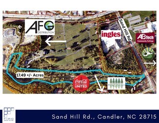 Plus de détails pour Sand Hill Rd., Candler, NC - Terrain à vendre