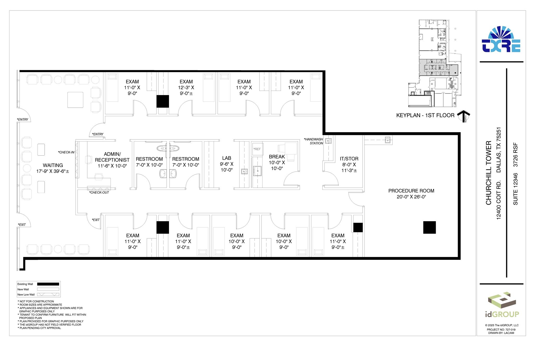 12400 Coit Rd, Dallas, TX for lease Floor Plan- Image 1 of 3