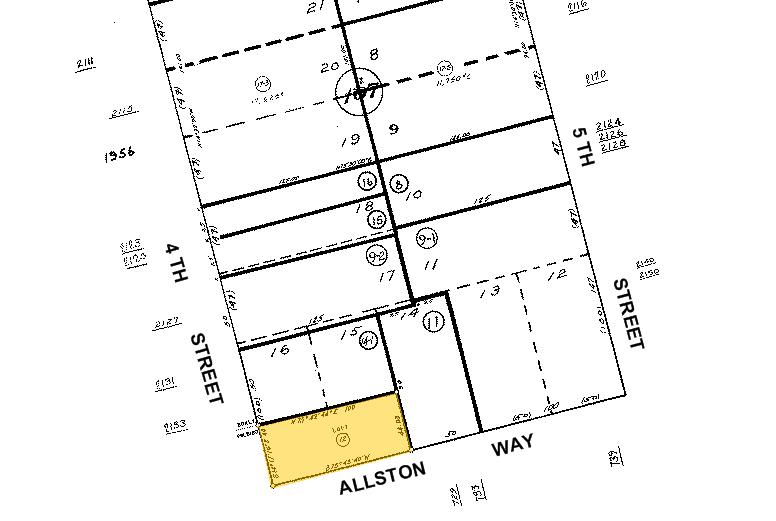 727 Allston Way, Berkeley, CA à louer - Plan cadastral - Image 2 de 2