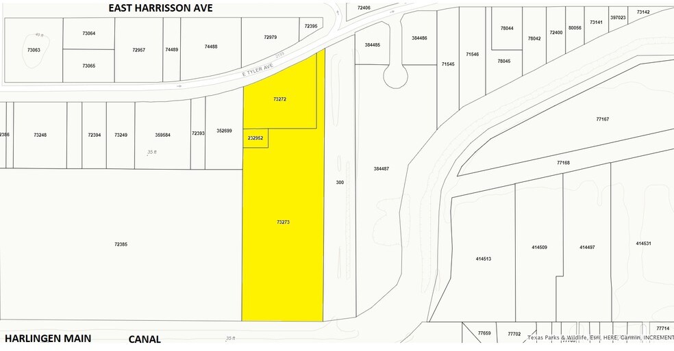 2422 E Tyler Ave, Harlingen, TX à vendre - Plan cadastral - Image 2 de 7