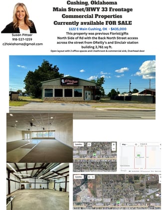 More details for 1122 E Main St, Cushing, OK - Flex for Sale