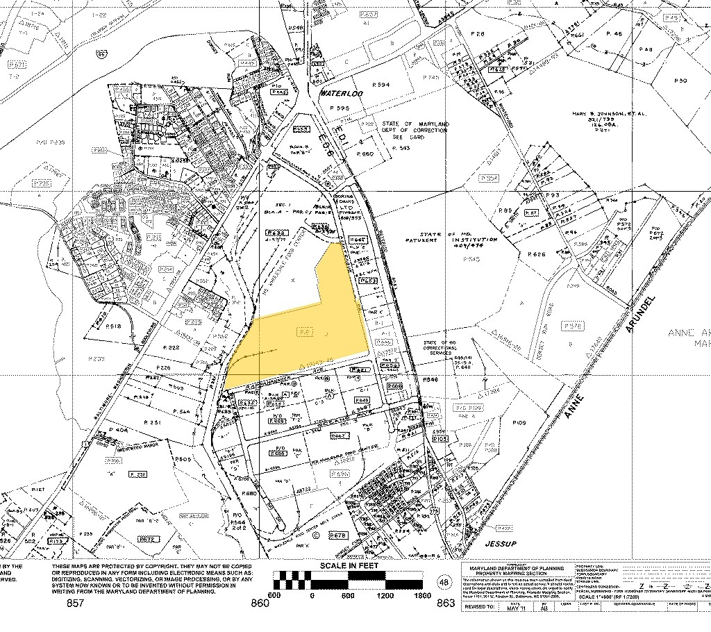 7600 Assateague Dr, Jessup, MD à louer Plan cadastral- Image 1 de 11