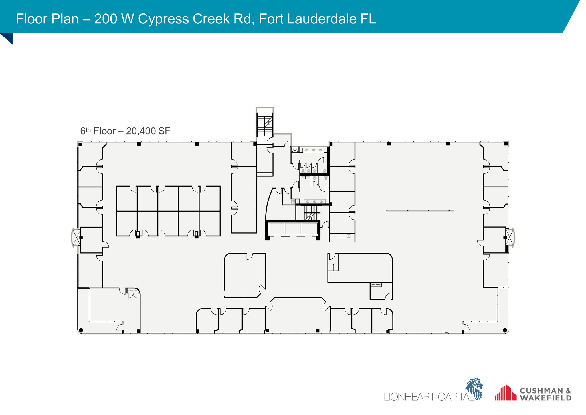 200 W Cypress Creek Rd, Fort Lauderdale, FL à louer Plan de site- Image 1 de 1