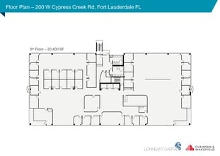 200 W Cypress Creek Rd, Fort Lauderdale, FL à louer Plan de site- Image 1 de 1