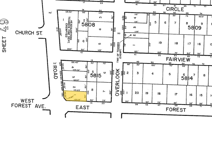 1199 Teaneck Rd, Teaneck, NJ for lease - Plat Map - Image 2 of 8