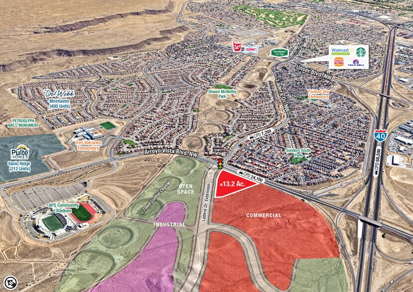 Arroyo Vista Blvd, Albuquerque, NM à vendre - Aérien - Image 1 de 3