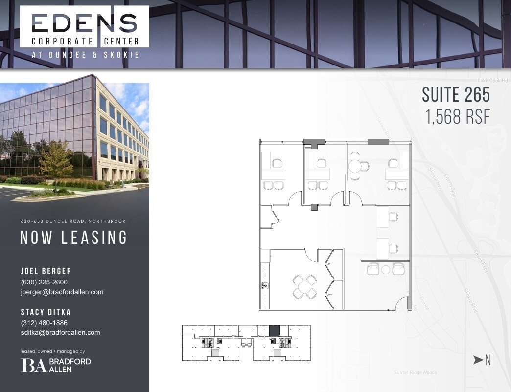630-650 Dundee Rd, Northbrook, IL for lease Floor Plan- Image 1 of 1