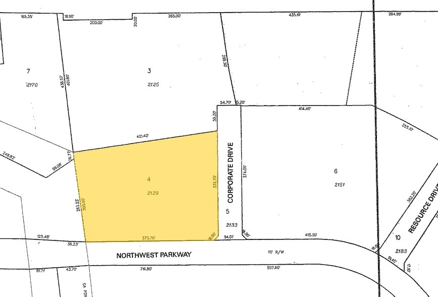 2129 Northwest Pky, Marietta, GA for lease - Plat Map - Image 3 of 9