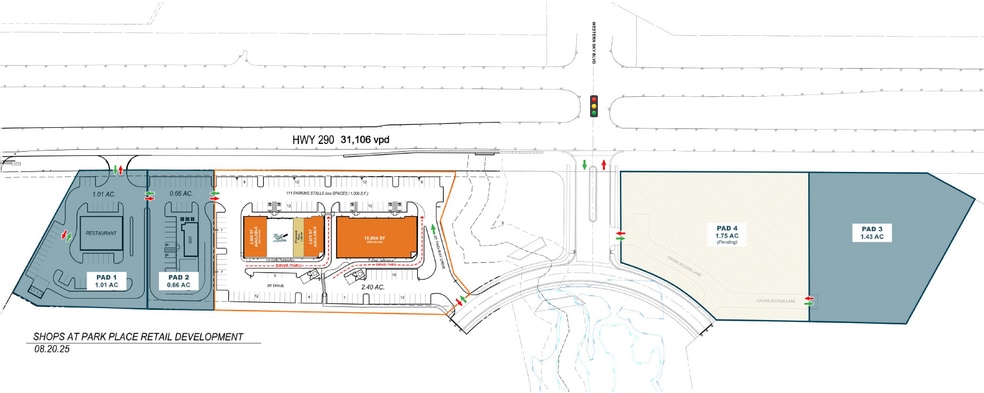 SWC and SEC of Western Sky Blvd and Hwy 290, Elgin, TX for sale - Building Photo - Image 1 of 1