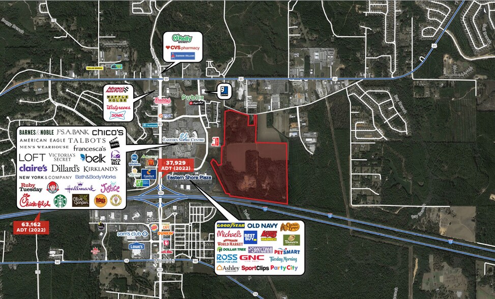 Old Highway 31, Spanish Fort, AL for sale - Aerial - Image 2 of 2