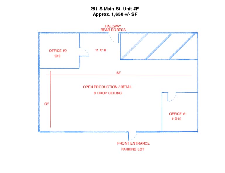251 S Main St, Middleton, MA à louer Plan d’étage- Image 1 de 17