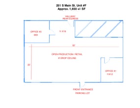 251 S Main St, Middleton, MA à louer Plan d’étage- Image 1 de 17
