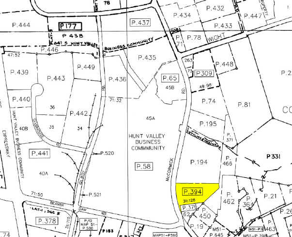 10909 McCormick Rd, Hunt Valley, MD à vendre - Plan cadastral - Image 1 de 1