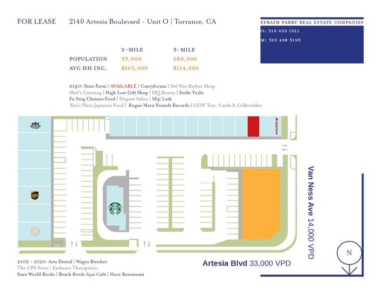 2140 Artesia Blvd, Torrance, CA à louer - Photo du bâtiment - Image 3 de 4