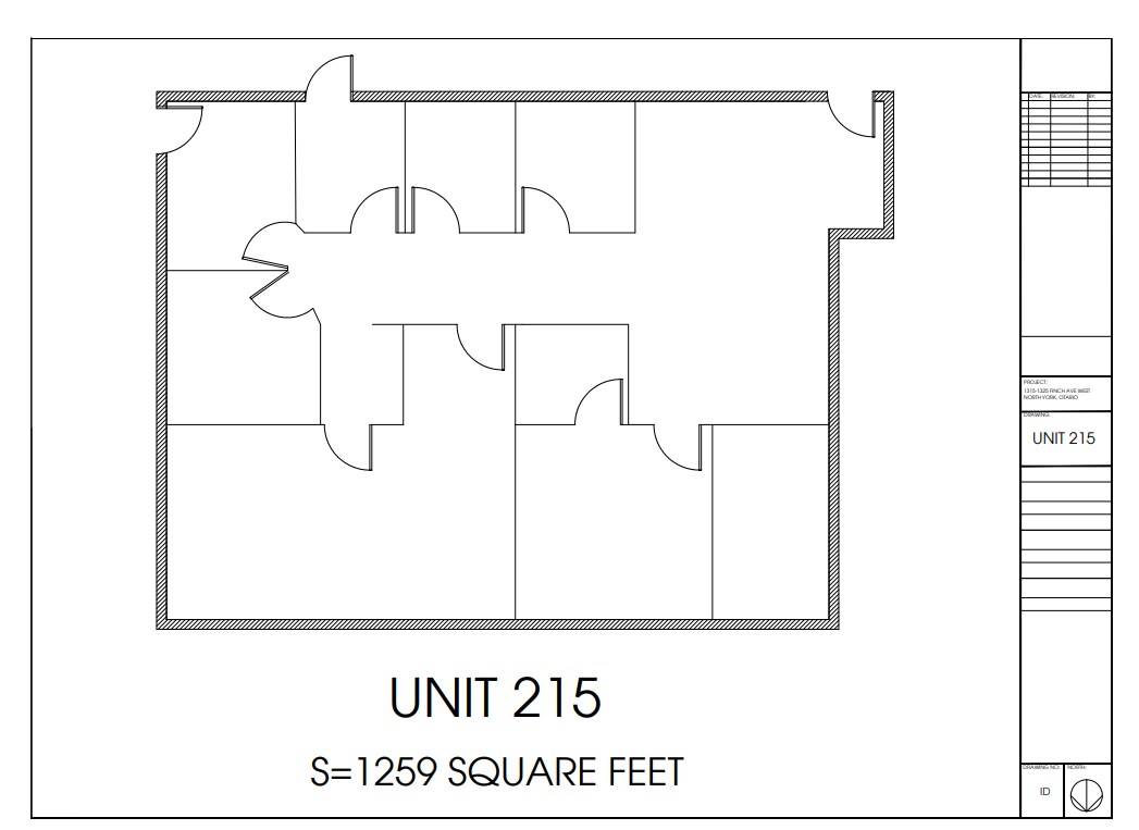 1315 Finch Ave W, Toronto, ON for lease Floor Plan- Image 1 of 1