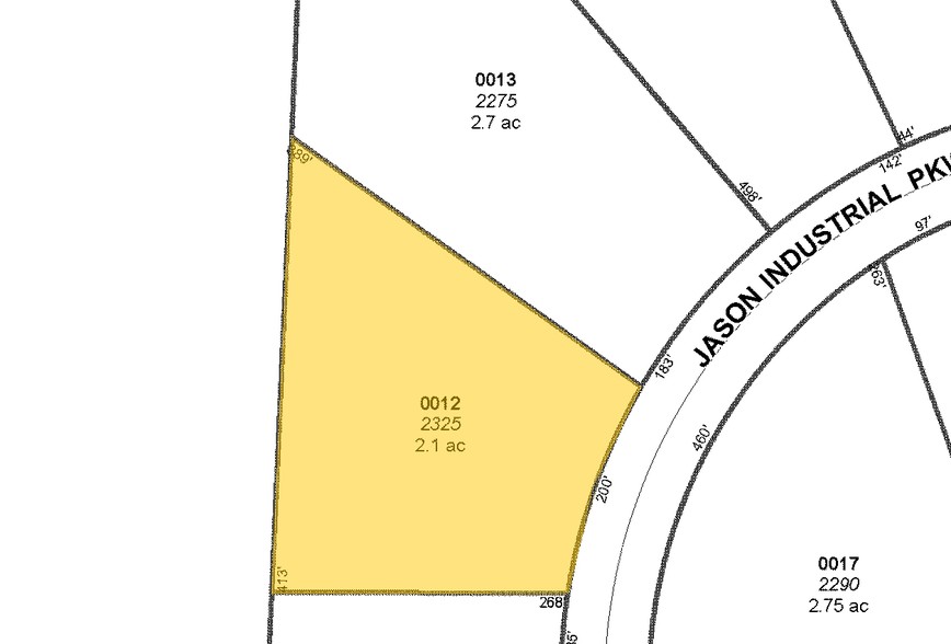 2325 Jason Industrial Pky, Winston, GA à louer - Plan cadastral - Image 2 de 9