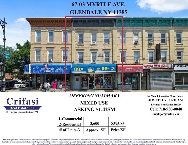 6703 Myrtle Ave, Glendale, NY for sale - Building Photo - Image 2 of 28