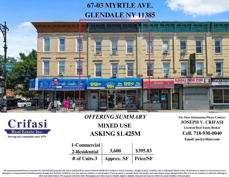 6703 Myrtle Ave, Glendale, NY à vendre - Photo du bâtiment - Image 2 de 28