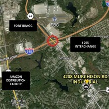 4208 Murchison Rd, Fayetteville, NC - Aerial  map view