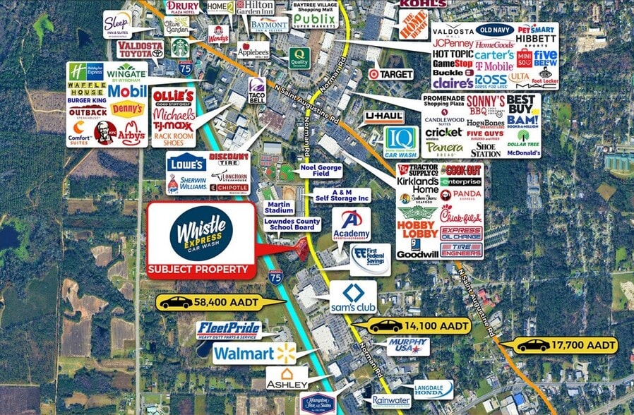 1510 Norman Dr, Valdosta, GA for sale - Aerial - Image 3 of 3