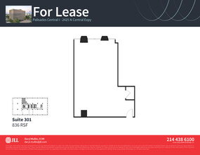 2425 & 2435 N Central Expy, Richardson, TX à louer Plan d  tage- Image 1 de 1