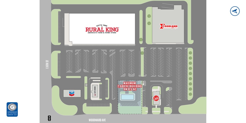 Woodward Avenue, Muscle Shoals, AL for lease - Site Plan - Image 3 of 3