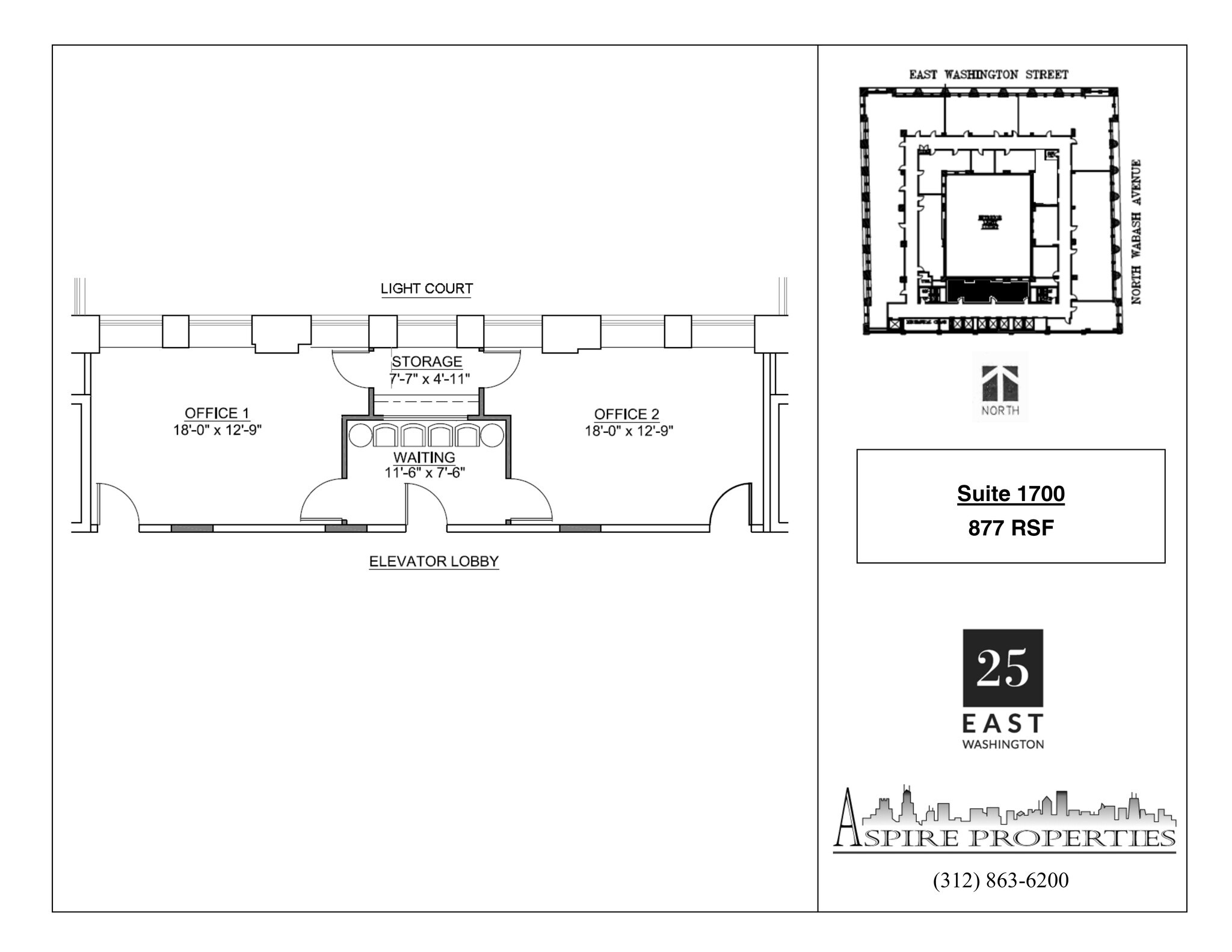 25 E Washington St, Chicago, IL for lease Site Plan- Image 1 of 1