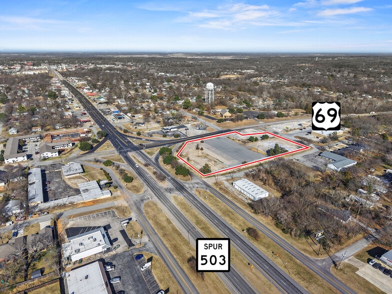 1600 S Austin Ave, Denison, TX à vendre - Aérien - Image 3 de 6
