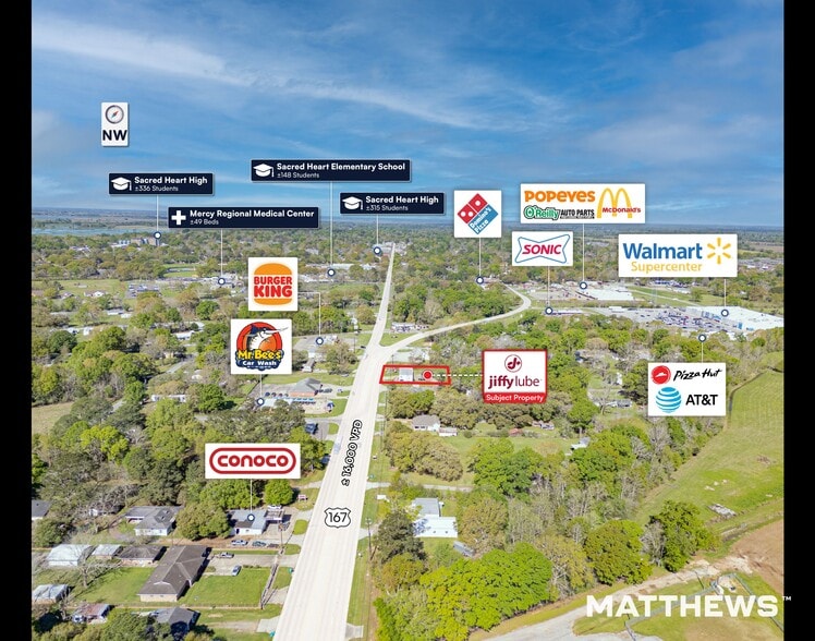 1333 E Main St, Ville Platte, LA à vendre - Photo du bâtiment - Image 3 de 3