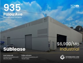 935 Palou Ave, San Francisco, CA for lease Interior Photo- Image 1 of 2