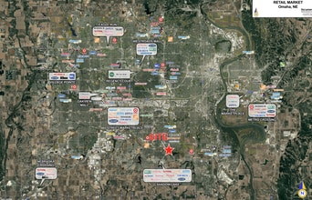 10111 S 71st Plz, Papillion, NE - AÉRIEN Vue de la carte