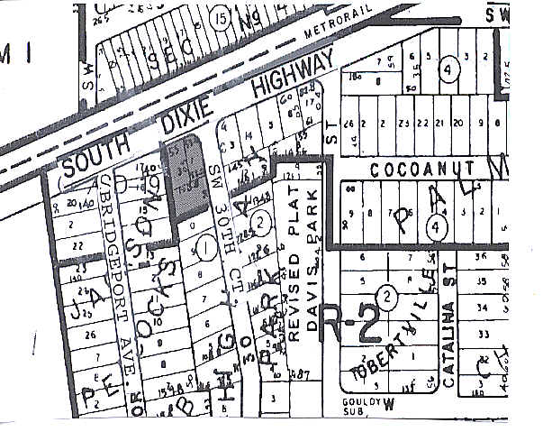 3050 S Dixie Hwy, Miami, FL for sale - Plat Map - Image 2 of 2