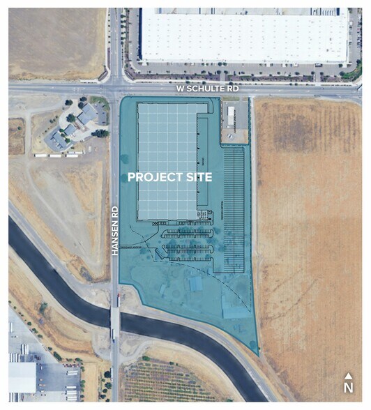 16286 W Schulte Rd, Tracy, CA à louer - Plan de site - Image 3 de 5