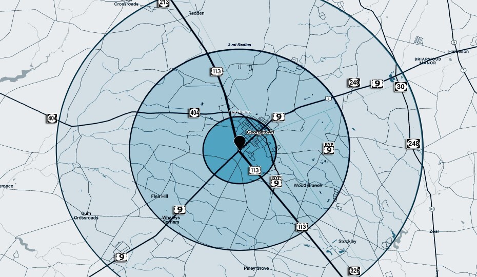 12-40 Georgetown Plz, Georgetown, DE à louer - Aérien - Image 3 de 11