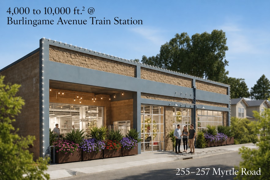 255-257 Myrtle Rd, Burlingame, CA for lease - Building Photo - Image 1 of 10
