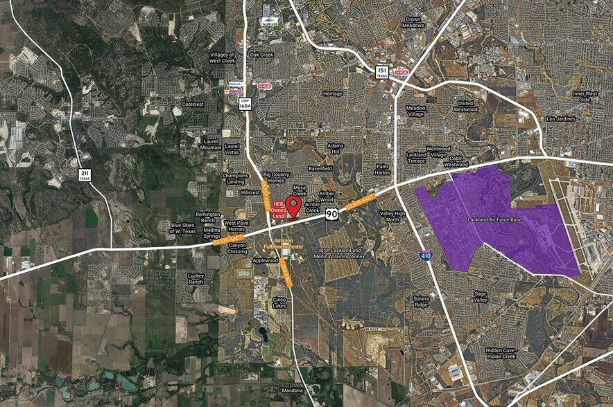 4500 W Pue Rd, San Antonio, TX à louer - Aérien - Image 2 de 2