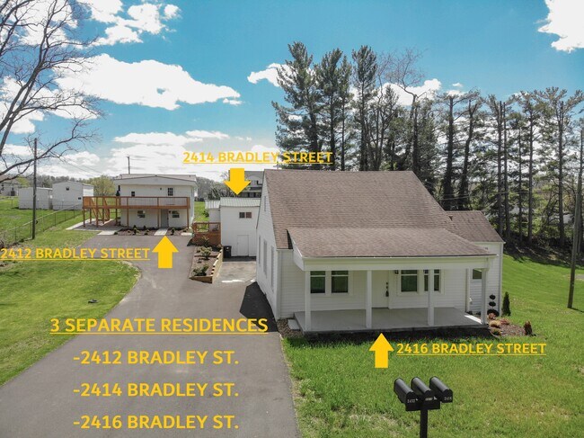 More details for 2412-2416 Bradley St, Bristol, VA - Multifamily for Sale