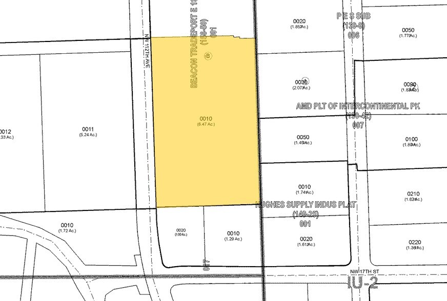1835 NW 112th Ave, Miami, FL à louer - Plan cadastral - Image 2 de 114