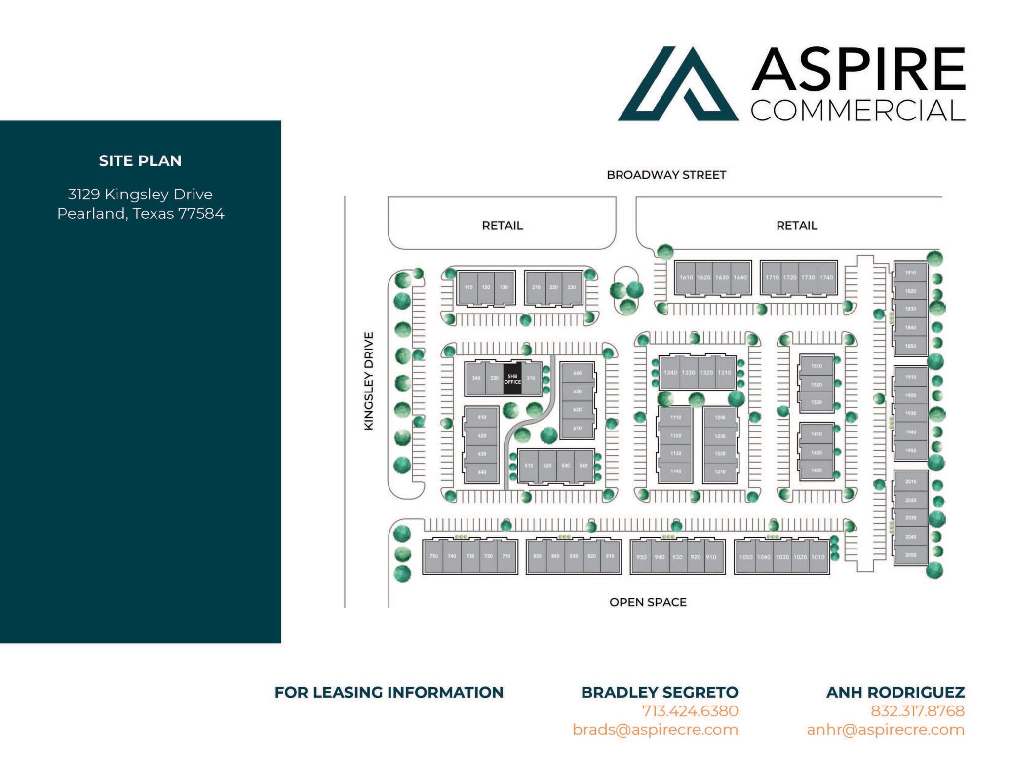 3129 Kingsley Dr, Pearland, TX for lease Site Plan- Image 1 of 1