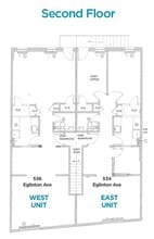 534-536 Eglinton Ave W, Toronto, ON for lease Floor Plan- Image 1 of 1